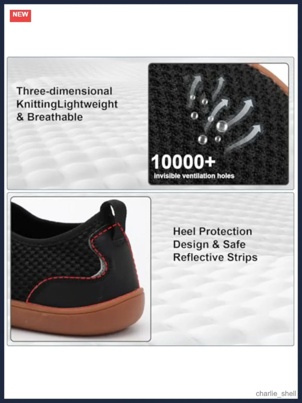 Men's Wide Toe Box Diabetic Orthopedic Walking Shoes Lightweight Zero Drop